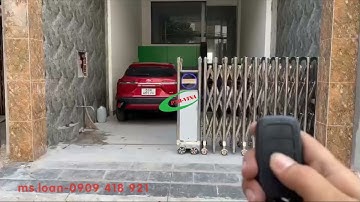 lắp đặt cổng xếp inox tại Long Thành, Đồng Nai