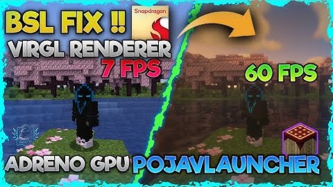 How To Fix BSL Shader Virgl Renderer (Adreno GPU) In Pojav Launcher 100% !!🔥🔥 | Electro7YT