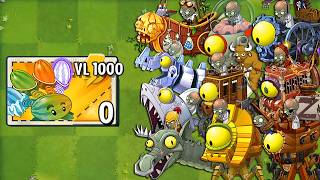 Every Random Plants LEVEL 1000 Power-Up vs ALL Final Bosses Fight! - PvZ 2 Mod Final Bosses