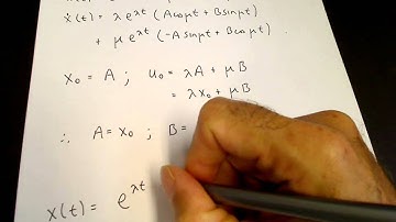 Second-order, linear, homogeneous odes with constant coefficients (Part IV:repeated roots)