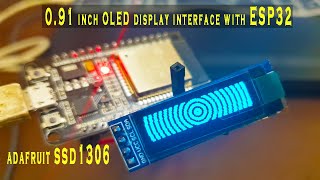 0.91 inch Display ESP32 Arduino | ESP8266 mini OLED LCD 128x32 | SSD1306 library | Latest Tutorial