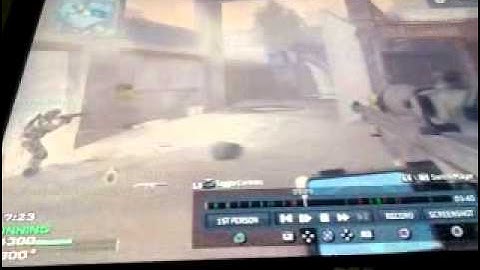 Quick scope /no scope gameplay on hardhat mw3