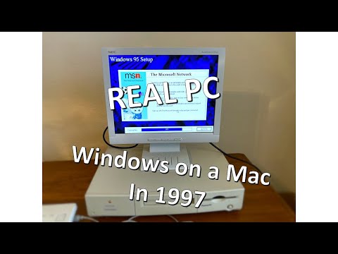 REAL PC: Installing Windows 95 on a Mac