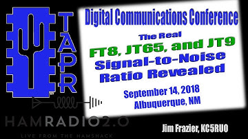 Ham Radio 2.0: Episode 152 - The Real FT8, JT65, and JT9 Signal-to-Noise Ratio Revealed