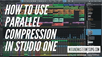 How to use Parallel Compression in Studio One