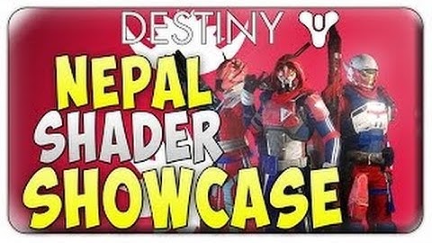 Destiny Nepal Shader Showcase Pride of Nepal Emblem