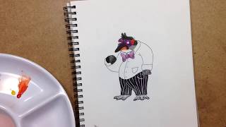 Rad3 Drawing A Masked Penguin