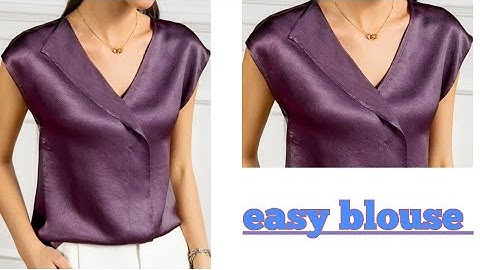 Rất dễ |may áo kiểu đẹp với các bước cơ bản |hướng dẫn may cho người mới bắt đầu |