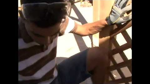 How to Build a Gazebo - 16.Installing Gazebo Side Lattice