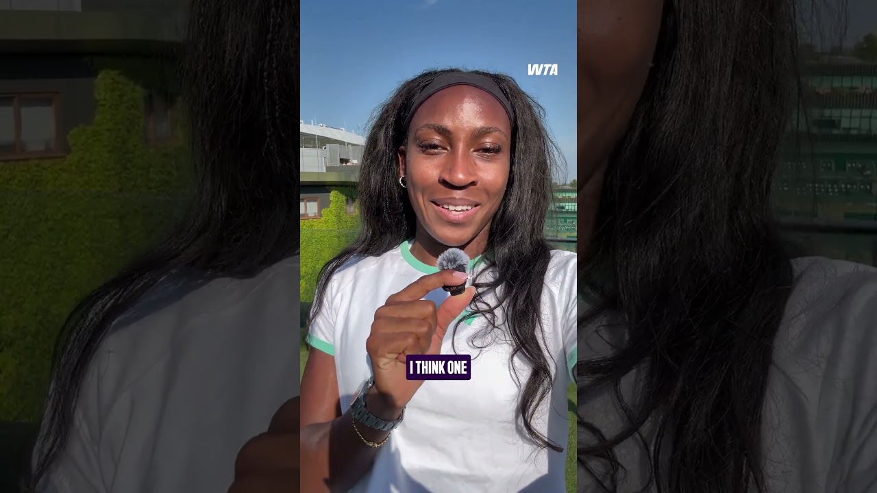 Sunny semifinalist ☀️ #WTA #Wimbledon #CocoGauff #tennis