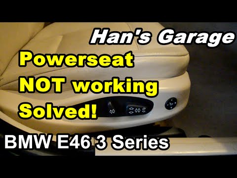 BMW DIY Video – How to replace Powerseat Motor