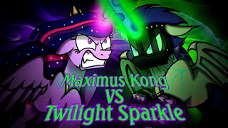 MLP & TMNT - Maximus Kong VS Twilight Sparkle  - In the Middle of the Night (Animatic/Animation)