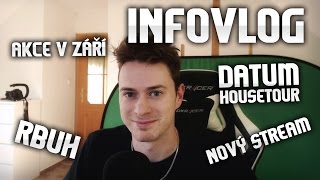 INFOVLOG - Red Bull Ultimátní Hráč, nový stream, akce v září a datum vydání prohlídky