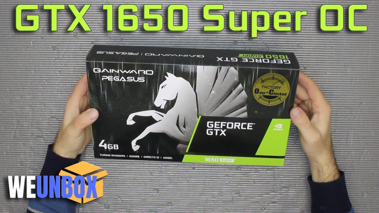 Unboxing GTX 1650 Super - Pegasus OC - YouTube