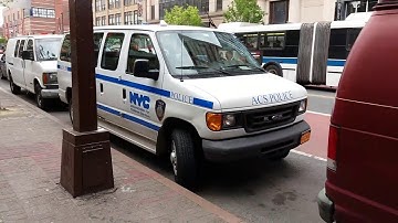 NYC Administration For Children's Services "ACS" Police Van Parked In West Harlem, New York