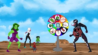 Rescue SHE HULK & SPIDERMAN: Returning from SHE VENOM BABY - FUNNY | SUPER HEROES MOVIE ANIMATION