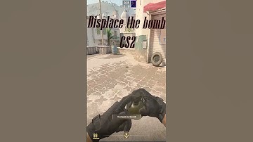 You can displace the bomb in CS2 with grenade if there is weapon near the bomb #csgo #shorts #cs2