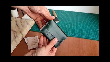 Making a Handmade Leather Flap Wallet