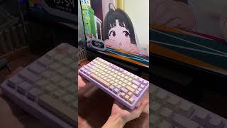 INKY75 is a 75-key mechkeeb with Matcha switches that feel super smooth, like creamy butter.