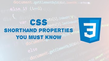 CSS Shorthand Properties You Must Know ! #shorts