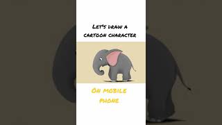 Elephant cartoon character