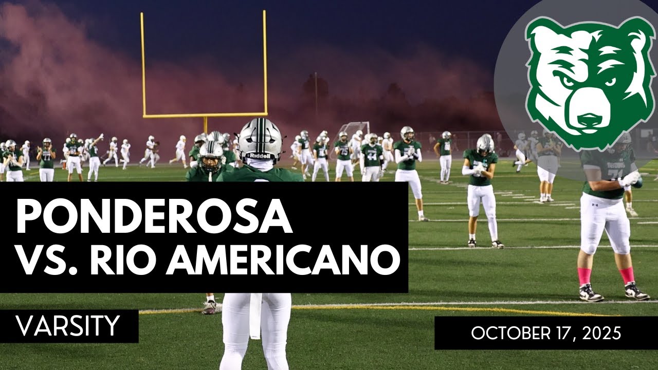 Ponderosa Varsity 2025 vs. Rio Americano 10.17.25