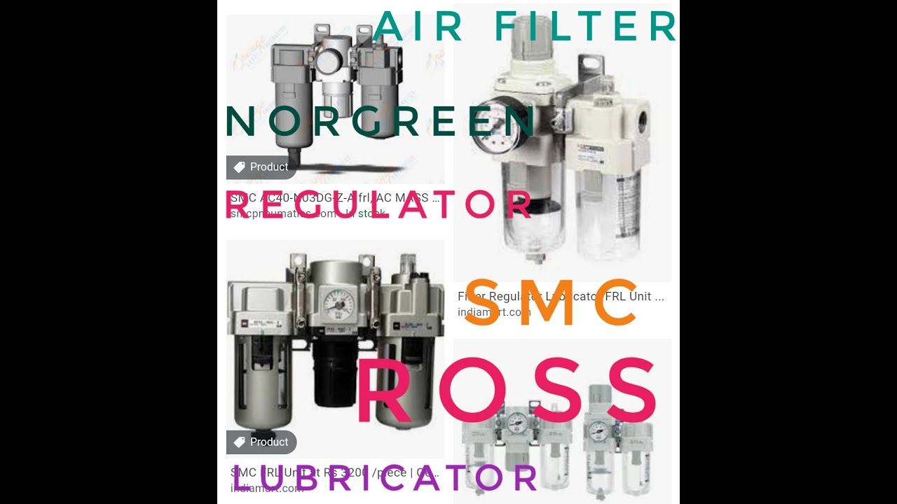 SMC Filter regulator lubricator YouTube