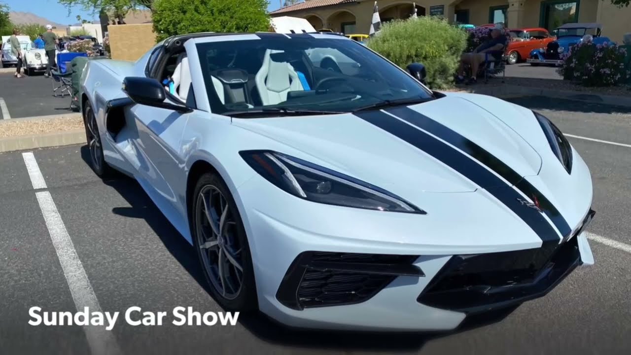 Sunday Car Show Fountain Hills Arizona. 2021 Chevy C8 Corvette Ceramic