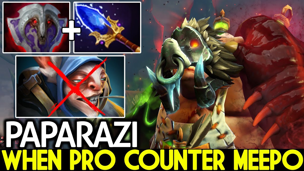 PAPARAZI [Pudge] Super Tanky Vanguard + Scepter Counter Meepo Dota 2 ...