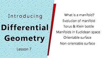 Differential geometry | Differential geometry lecture video | Differential geometry lecture series