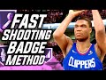 Fast Shooting Badge Method For QUICK Upgrades in NBA 2K21 | NBA 2K21 Best Shooting Badge Method