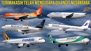 Bangkrut, Kisah 6 Maskapai Penerbangan Indonesia yang Kini Tinggal Nama