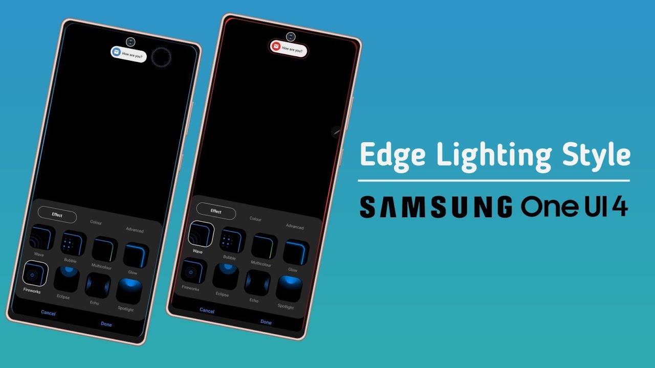How To Use Edge Lighting Style Edge Lighting Kaise Set Kare SAMSUNG