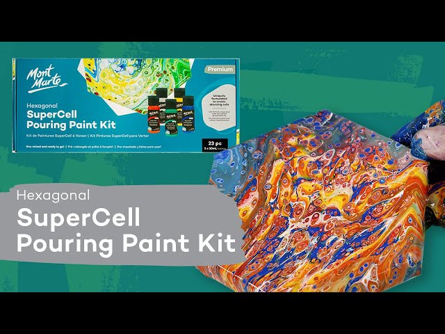 Testing Masters Touch Pouring Paint - video 2 - flip cup with cell
