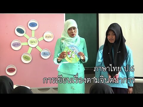 ภาษาไทย ป.6 การเขียนเรื่องตามจินตนาการ ครูบังอร สุไลมาน