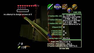 Arrow Blindspot at X == 0