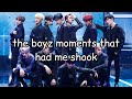 the boyz moments that had me SHOOK