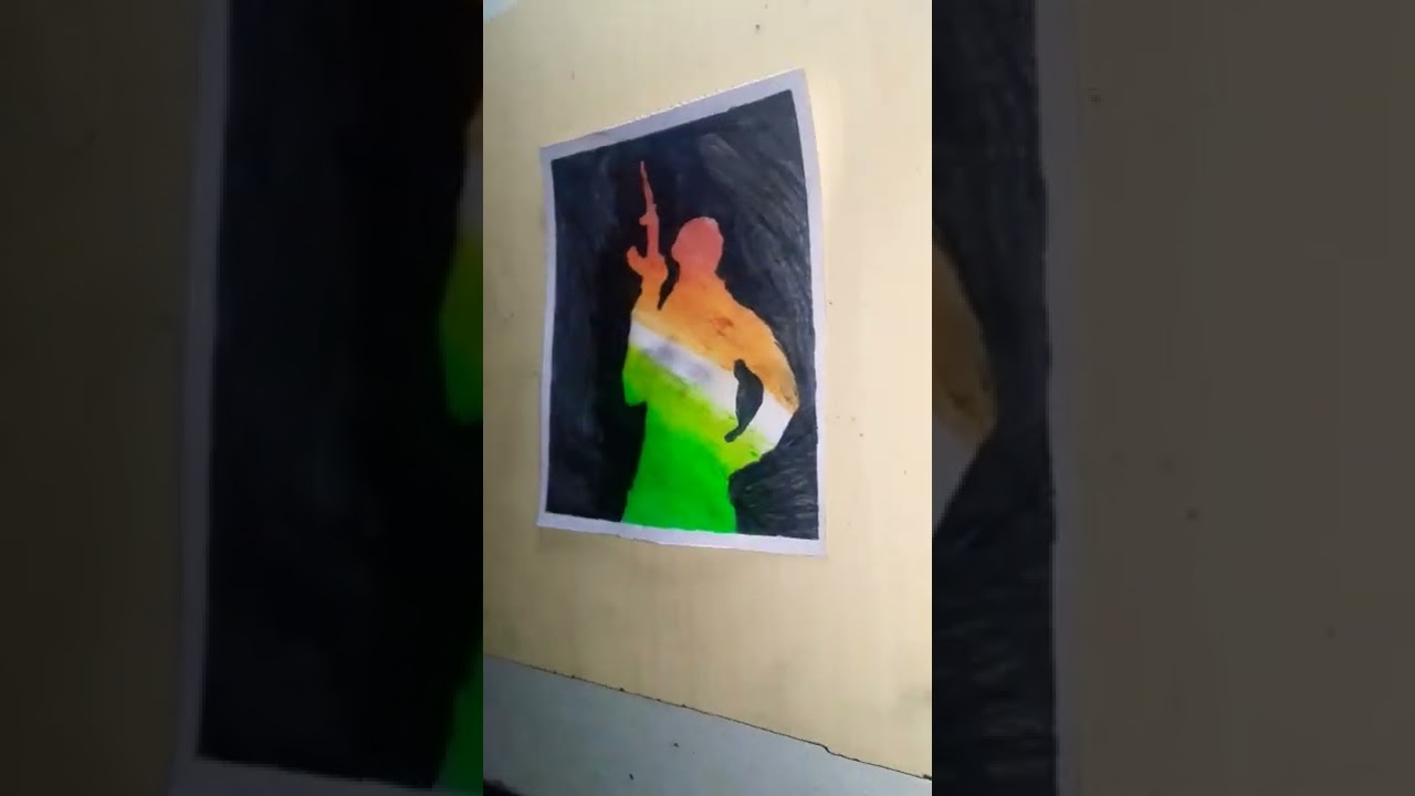 🚩oil pastel drawing 💪🚩 