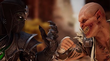 Mortal Kombat 1 - Noob Saibot vs Baraka | All Intro/Interaction Dialogues