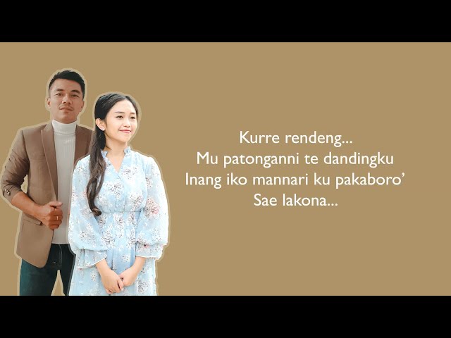 Lirik Lagu Toraja Kurre Rendeng