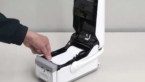 FX3-LX - Media roll loading Linerless cutter mode