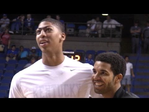 Anthony Davis Impresses Drake & Drops 40 points in the 2012 Kentucky Alumni Game