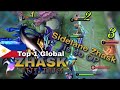 SIDELANE ZHASK IS SO OP | TOP 1 GLOBAL ZHASK BY JULIUS ~ MLBB