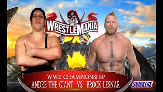 WWE 2K22 MyDreamMatch - Andre The Giant vs Brock Lesnar #1