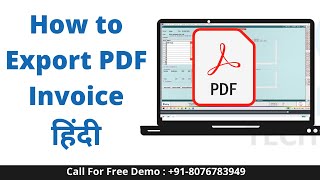 How to export pdf file in busy accounting software & inventory software call free demo 8076783949 screenshot 5