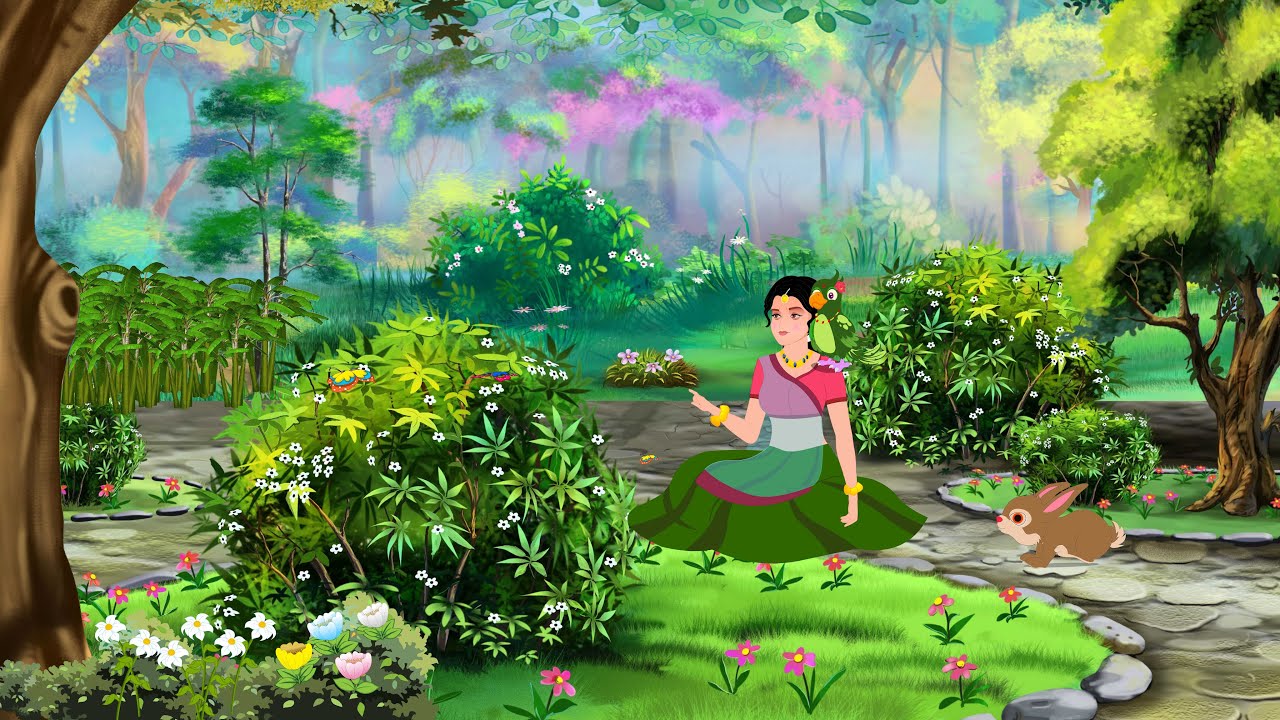 श्रापित राजकुमारी और जादुई तोता | Hindi Story | Moral Story | Cartoon Story | Hindi Kahaniya