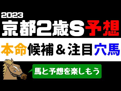 【京都2歳ステークス2023 予想】注目馬紹介 本命候補と注目穴馬【バーチャルサラブレッド・リュウタロウ/競馬Vtuber】