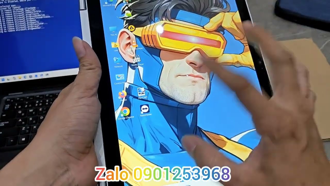 15.1.26 Review Laptop Panasonic Dell Japan cảm ứng xoay gập 360 i5 8th Motorola chống nước chống bụi