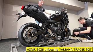 ASMR unboxing 2026 YAMAHA TRACER 9GT black