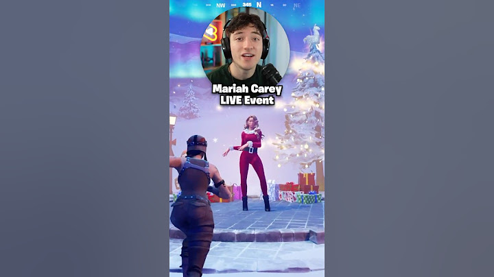Mariah Carey LIVE Event in Fortnite! (Winterfest 2024)